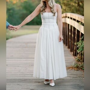 House of CB White Wedding Dress